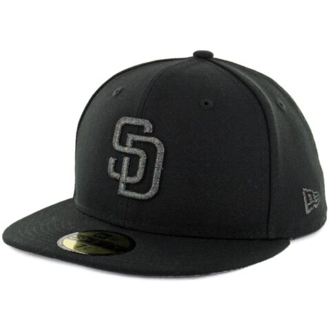 New Era 59Fifty San Diego Padres Twist Trick Fitted Hat Black