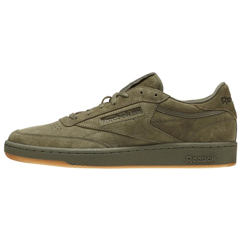 Reebok Club C 85 TG Shoe Hunter Green Poplar Green Gum-Back