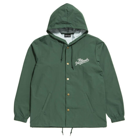 The Hundreds Slant Tail Hooded Jacket Forest Green