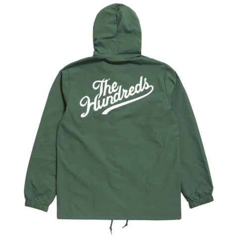 The Hundreds Slant Tail Hooded Jacket Forest Green