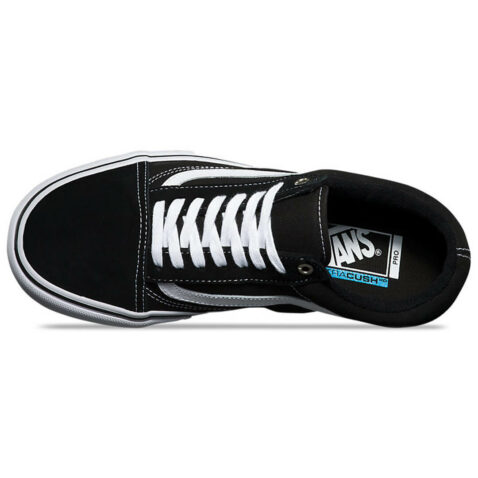 Vans Old Skool Pro Shoe Black White - Image 3