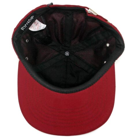 Rip N Dip Nermal Pocket Strapback Hat Maroon