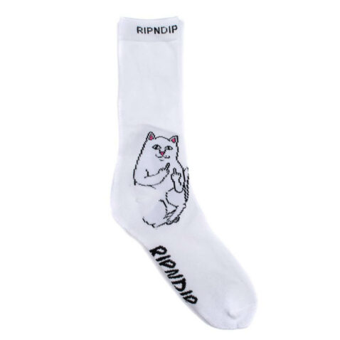 Rip N Dip Lord Nermal Socks White