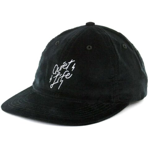 The Quiet Life Bolt Cord Polo Strapback Hat Black