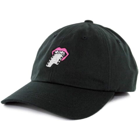 The Quiet Life Film Lips Dad Strapback Hat Black