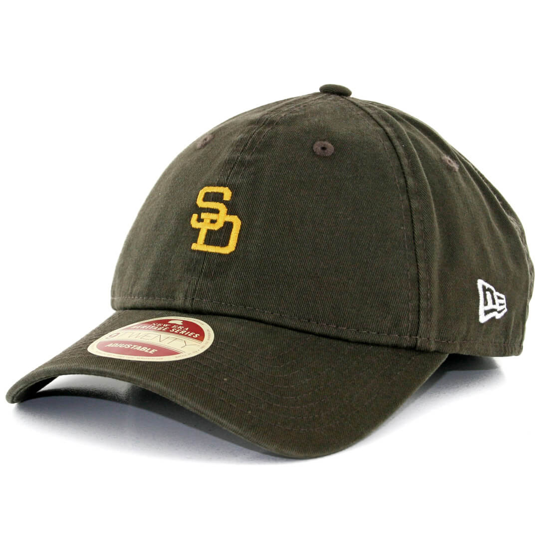 New Era 9Twenty San Diego Padres CO Micro Squad Strapback Hat Brown