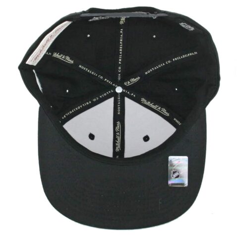 Mitchell & Ness Chicago Blackhawks Cropped XL Logo Snapback Hat Black