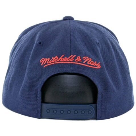 Mitchell & Ness Golden State Warriors Arch Logo Snapback Hat Navy