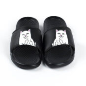 Rip N Dip Lord Nermal Slides Black-Front