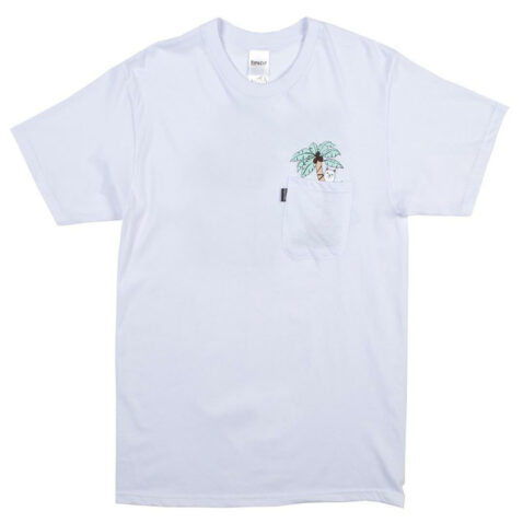 Rip N Dip Nermal Leaf Pocket T-Shirt White