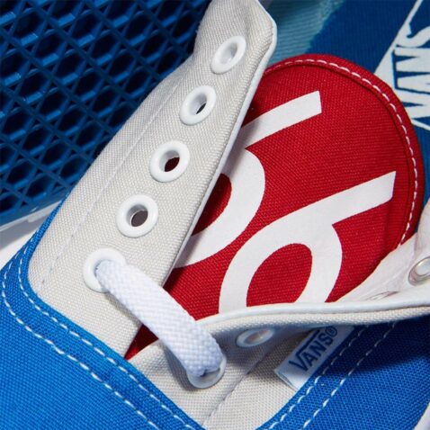 Vans Era 1966 Shoe Blue Grey Red - Image 4