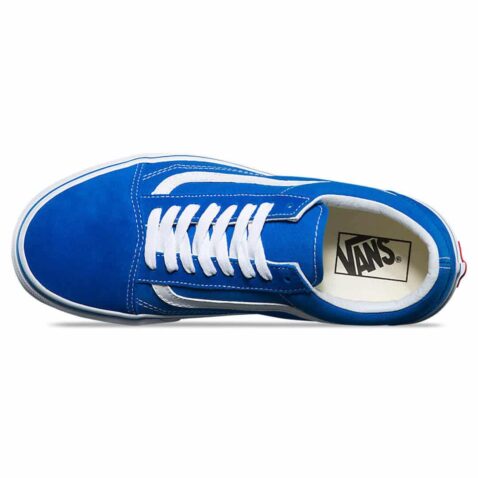 Vans Old Skool Shoe Imperial Blue True White - Image 3