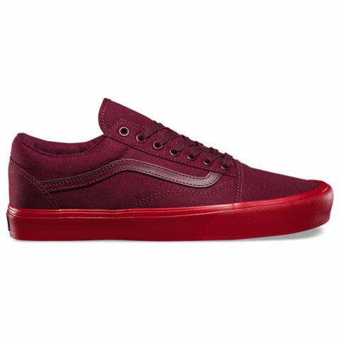 Vans Pop Sole Old Skool Lite Shoe Port Royal Red