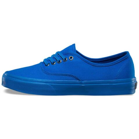 Vans Primary Mono Authentic Shoe Imperial Blue Silver