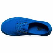 Vans Primary Mono Authentic Shoe Imperial Blue Silver -Top