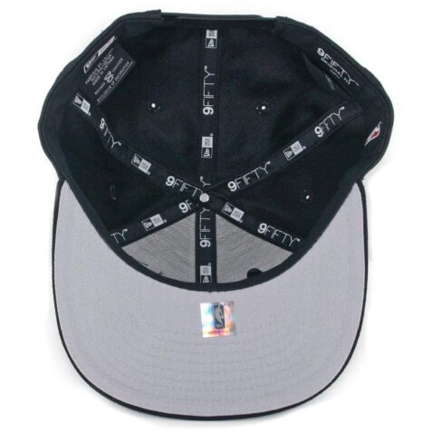 New Era 9Fifty Chicago Bulls Pin Snapback Hat Black