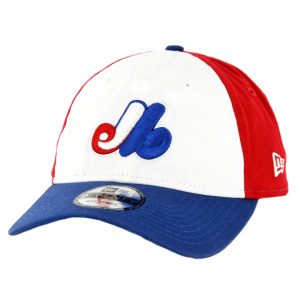New Era 9Twenty Montreal Expos Cooperstown Strapback Hat Royal Blue Red White