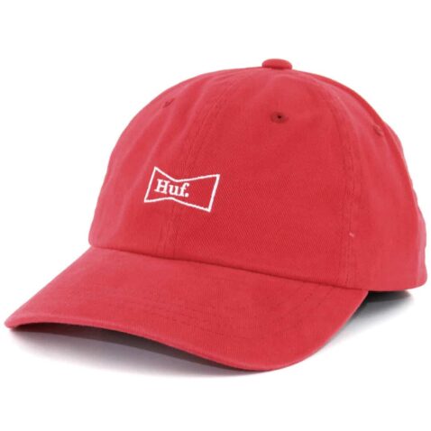 HUF Drink Up 6 Panel Strapback Hat Red