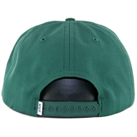HUF Triple Triangle Snapback Hat Dark Green
