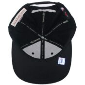 Mitchell & Ness Chicago Bulls Dark Hologram Snapback Hat Black-Inside