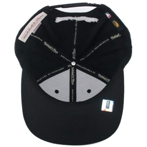 Mitchell & Ness Golden State Warriors Dark Hologram Snapback Hat Black