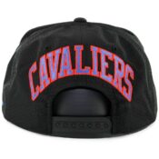 Mitchell & Ness Cleveland Cavaliers Ripstop Honey Snapback Hat Black-Back