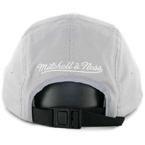 Mitchell & Ness Golden State Warriors Grey Poly Double Strapback Hat Grey