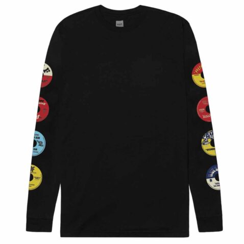 HUF 45 RPM Long Sleeve T-Shirt Black