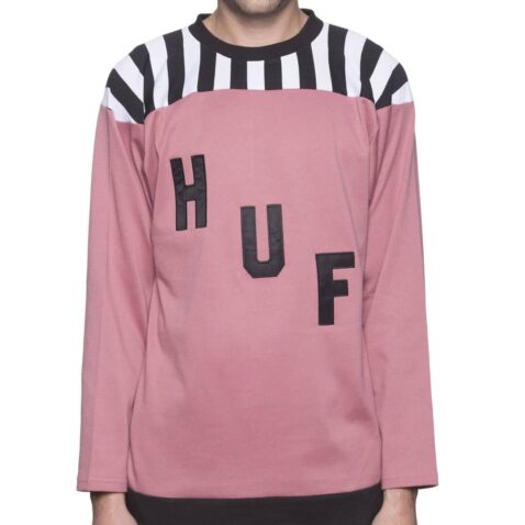 HUF Aggro Football Shirt Salmon