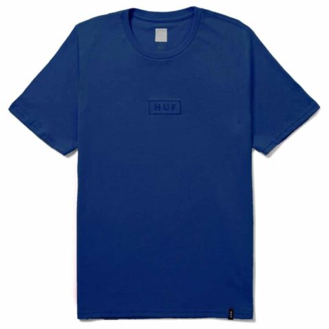 HUF Overdye Bar Logo T-Shirt Navy