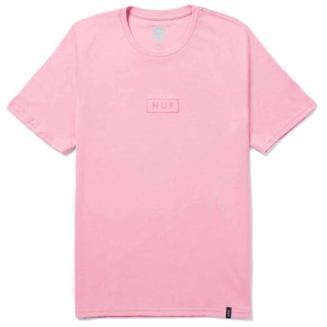 HUF Overdye Bar Logo T-Shirt Pink