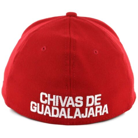 New Era 39Thirty Chivas de Guadalajara Stretch Fit Hat Scarlet White - Image 2
