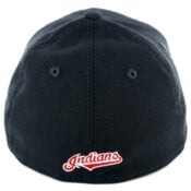 New Era 39Thirty Cleveland Indians Road Team Classic Stretch Fit Hat Dark Navy-Back