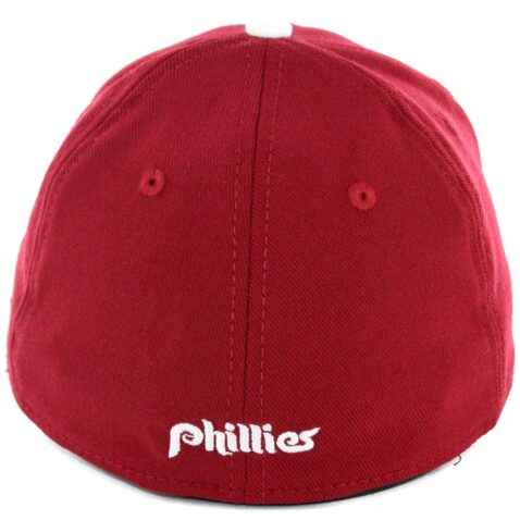New Era 39Thirty Philadelphia Phillies CO Team Classic Stretch Fit Hat Cardinal - Image 2