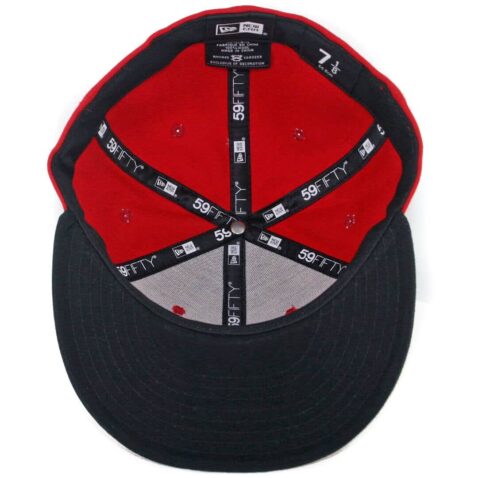 New Era 59Fifty Tijuana  Xolos “Dog Logo” Fitted Hat Scarlet Black