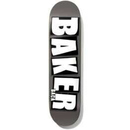 Baker SB Brand Name Skateboard Deck Charcoal