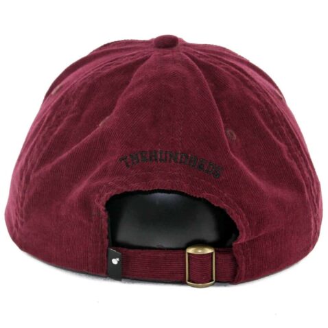 The Hundreds Solid Bomb Dad SU17 Strapback Hat Burgundy