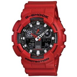 G-Shock GA-100B-4ACR Watch Red