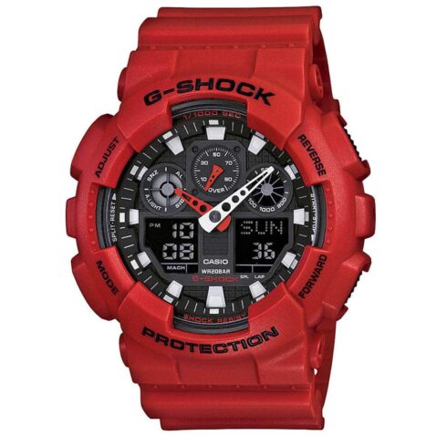 G-Shock GA-100B-4ACR Watch Red