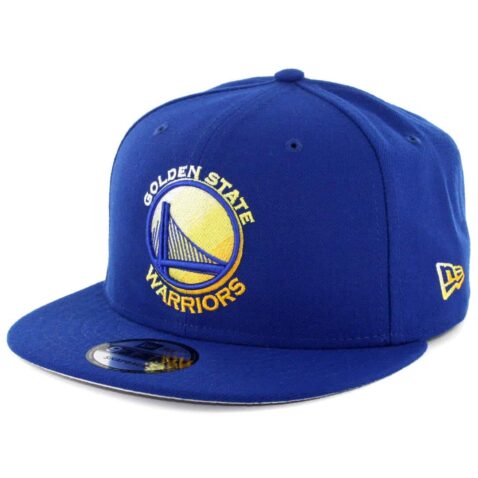 New Era 9Fifty Golden State Warriors Color Dim Snapback Hat Royal Blue