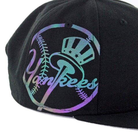 New Era 9Fifty New York Yankees Side Flect Snapback Hat Black