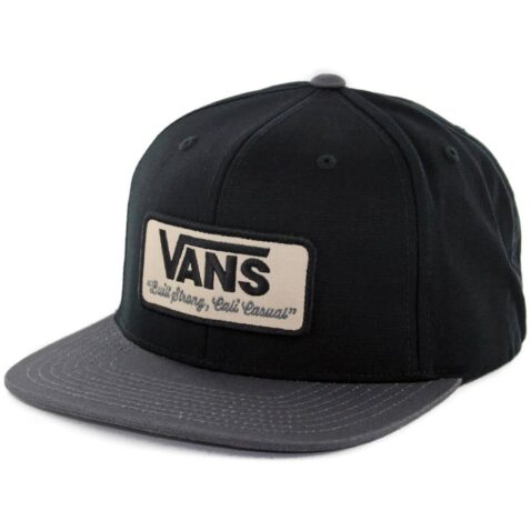 Vans Rowley Snapback Hat Black Asphalt