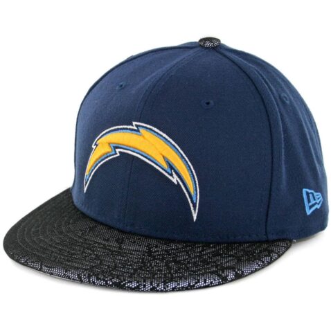 New Era 9Fifty Los Angeles Chargers Marble Flect Snapback Hat Navy