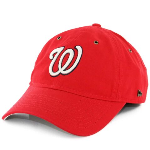 New Era 9Twenty Washington Nationals Team Essential Strapback Hat Red