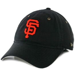 New Era 9Twenty San Francisco Giants Team Essential Strapback Hat Black