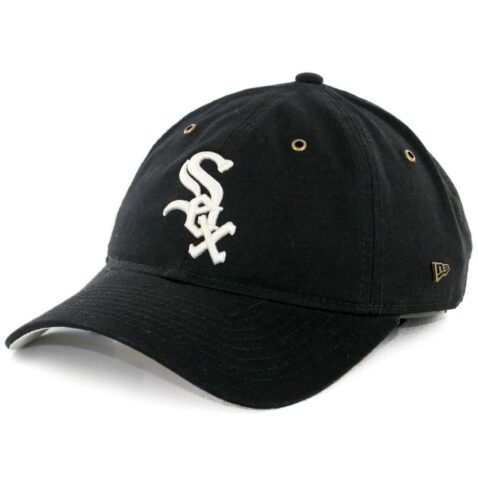 New Era 9Twenty Chicago White Sox Team Essential Strapback Hat Black