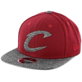New Era 9Fifty Cleveland Cavaliers Shadow Filled Snapback Hat Burgundy