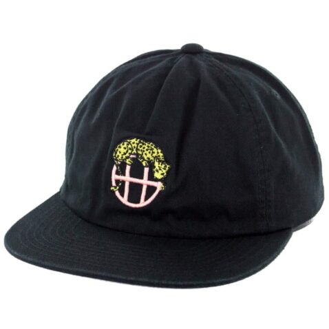HUF Leopard Snapback Hat Black