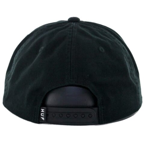 HUF Leopard Snapback Hat Black