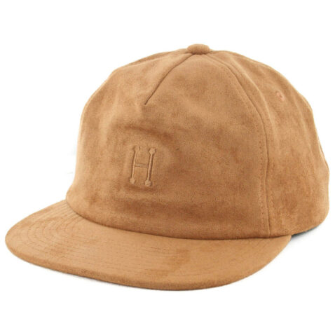HUF Suede Strapback Hat Camel